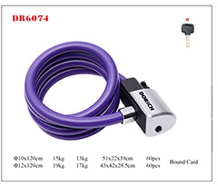 DR6074 Spiral Cable Lock